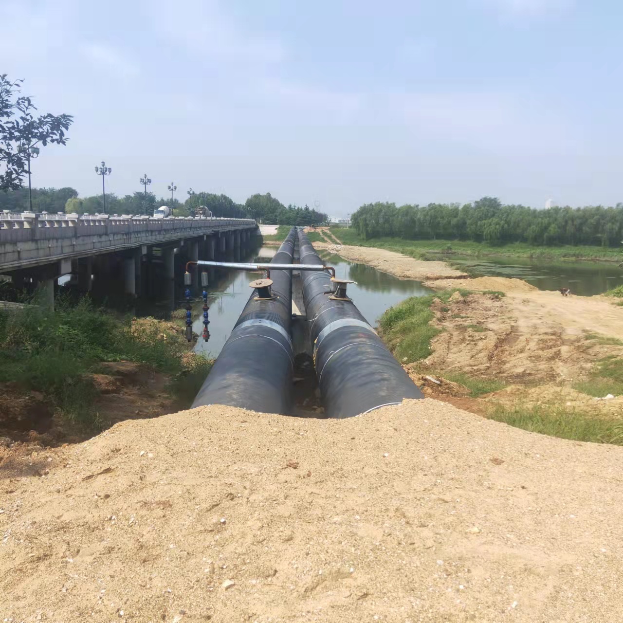 南川球墨铸铁输油管道清洗